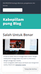 Mobile Screenshot of kabepiilampungcom.wordpress.com