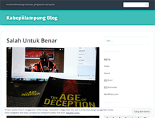 Tablet Screenshot of kabepiilampungcom.wordpress.com