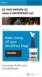 Mobile Screenshot of conversasconversas.wordpress.com
