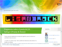 Tablet Screenshot of lisandrock.wordpress.com