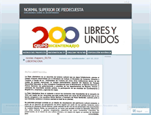 Tablet Screenshot of npiedecuesta.wordpress.com