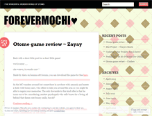 Tablet Screenshot of forevermochi.wordpress.com