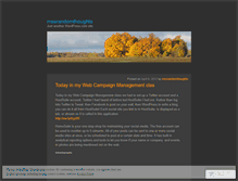 Tablet Screenshot of mssrandomthoughts.wordpress.com
