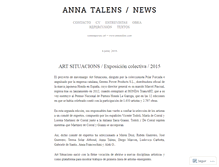 Tablet Screenshot of annatalens.wordpress.com
