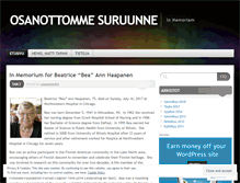 Tablet Screenshot of osanottomme.wordpress.com