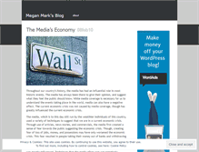 Tablet Screenshot of meganmark.wordpress.com
