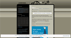 Desktop Screenshot of lovepudge.wordpress.com