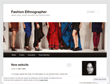 Tablet Screenshot of fashionethnographer.wordpress.com