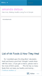 Mobile Screenshot of amandadebus.wordpress.com