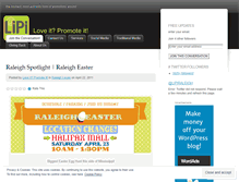 Tablet Screenshot of loveitpromoteit.wordpress.com