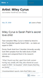 Mobile Screenshot of milcyrus.wordpress.com