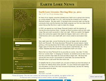 Tablet Screenshot of earthlorenews.wordpress.com