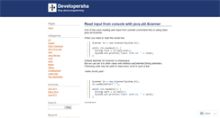 Desktop Screenshot of developersha.wordpress.com