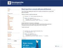 Tablet Screenshot of developersha.wordpress.com