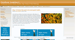 Desktop Screenshot of joshlambert.wordpress.com