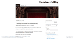 Desktop Screenshot of blondoner.wordpress.com