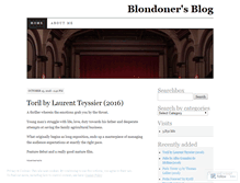 Tablet Screenshot of blondoner.wordpress.com