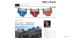 Desktop Screenshot of billysbriefs.wordpress.com