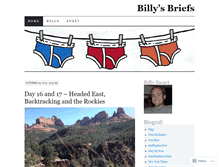 Tablet Screenshot of billysbriefs.wordpress.com