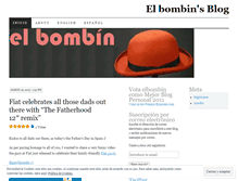 Tablet Screenshot of elbombin.wordpress.com