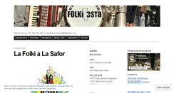 Desktop Screenshot of folkifesta.wordpress.com