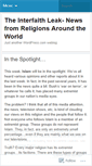 Mobile Screenshot of interfaithleak.wordpress.com