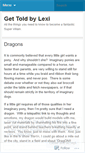 Mobile Screenshot of gettold.wordpress.com