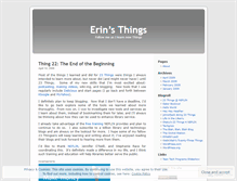 Tablet Screenshot of erinthings.wordpress.com