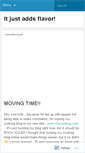 Mobile Screenshot of addingflavor.wordpress.com
