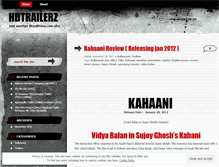Tablet Screenshot of hdtrailerz.wordpress.com