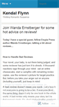 Mobile Screenshot of kendalflynn.wordpress.com