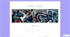 Desktop Screenshot of dailyoga.wordpress.com