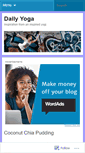 Mobile Screenshot of dailyoga.wordpress.com