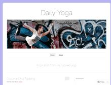 Tablet Screenshot of dailyoga.wordpress.com