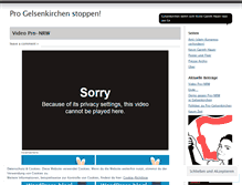 Tablet Screenshot of progelsenkirchen.wordpress.com