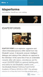 Mobile Screenshot of idaperforms.wordpress.com