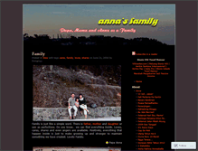Tablet Screenshot of annasfamily.wordpress.com