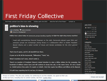 Tablet Screenshot of firstfriday.wordpress.com