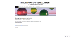 Desktop Screenshot of cmdconceptdevelopment.wordpress.com