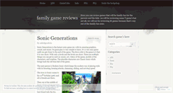 Desktop Screenshot of familygameviews.wordpress.com