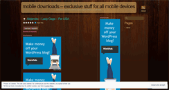 Desktop Screenshot of mobiloads.wordpress.com