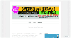 Desktop Screenshot of comicsandzines.wordpress.com