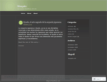 Tablet Screenshot of mongaku.wordpress.com