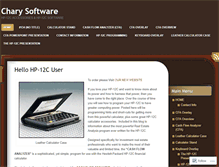 Tablet Screenshot of charysoftware.wordpress.com