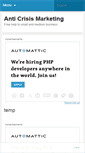 Mobile Screenshot of anticrisismarketing.wordpress.com
