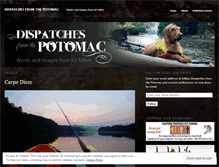 Tablet Screenshot of dispatchesfromthepotomac.wordpress.com