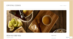 Desktop Screenshot of crystalcooking.wordpress.com