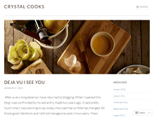 Tablet Screenshot of crystalcooking.wordpress.com