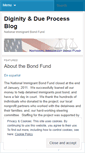 Mobile Screenshot of immigrantbondfund.wordpress.com