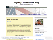Tablet Screenshot of immigrantbondfund.wordpress.com